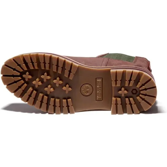 Timberland Courmayeur Valley Chelsea Boot in Burgundy - Picture 5 of 5